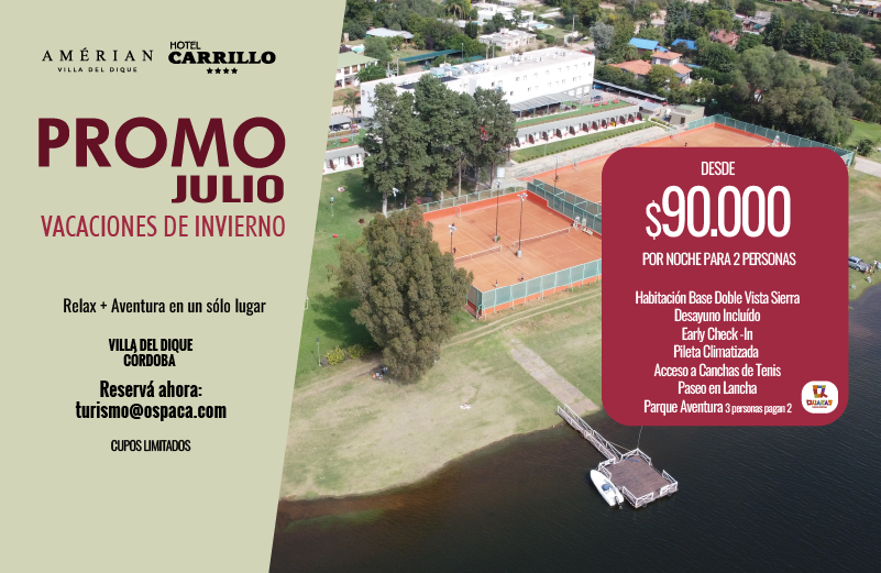 PROMO VACACIONES DE INVIERNO HOTEL CARRILLO